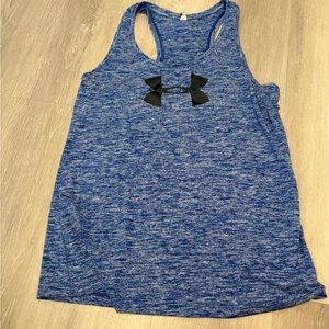 Under Armour Women's Heathered Blue Tank Top